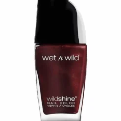 Wet n Wild Wild Shine Nail Color Burgundy Frost Sale