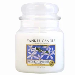 Yankee Candle Classic Medium Jar Midnight Jasmine Candle 411g Sale