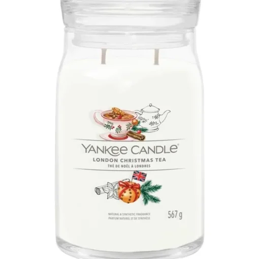 Yankee Candle Signature Large Jar London Christmas Tea 567g New